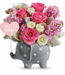 Hello Sweet Baby - Pink from Victor Mathis Florist in Louisville, KY